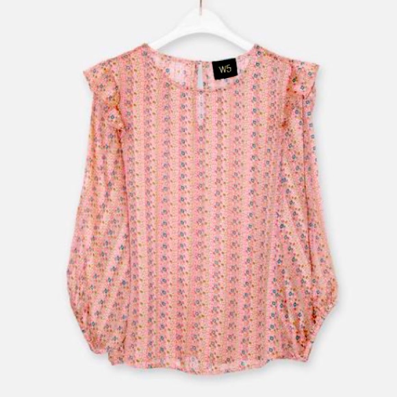 Silky Patterned Blouse - Picture 3 of 4